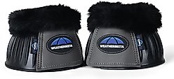 WeatherBeeta Tough-Tec Prime Fleece Trim Rubber Bell Horse Boots, Black/Gray, Medium slide 2 of 6