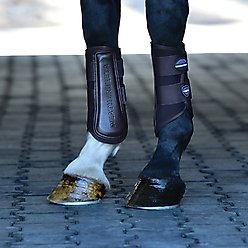 WeatherBeeta Tough-Tec Prime Brushing Horse Boots, Brown/Brown, Small