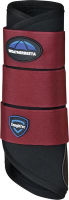 Show full view: WeatherBeeta Tough-Tec Prime Brushing Horse Boots, Black/Burgundy, Small slide 3 of 4