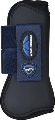 Show full view: WeatherBeeta Tough-Tec Prime Open Front Horse Boots, Black/Navy, Large slide 3 of 4