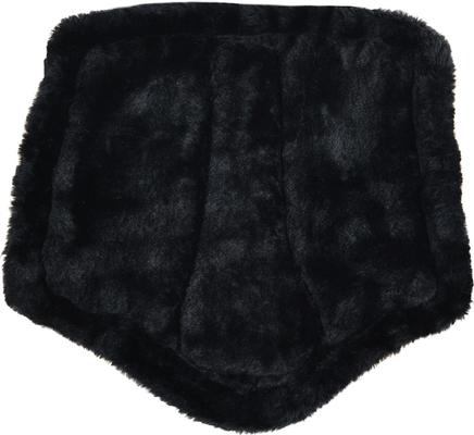 Show full view: WeatherBeeta Tough-Tec Comfy Fleece Brushing Horse Boots, Black/Black, Medium slide 4 of 6