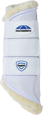 Show full view: WeatherBeeta Tough-Tec Comfy Fleece Brushing Horse Boots, White/White, Small slide 6 of 7