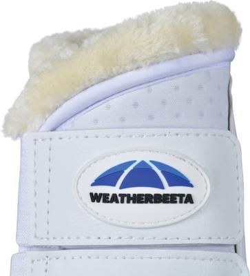 Show full view: WeatherBeeta Tough-Tec Comfy Fleece Brushing Horse Boots, White/White, Small slide 7 of 7
