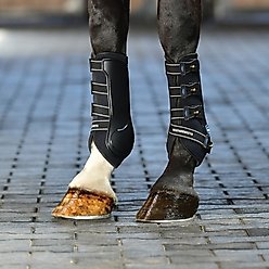 WeatherBeeta Tough-Tec Hard Shell Dressage Horse Boots, Black, Large