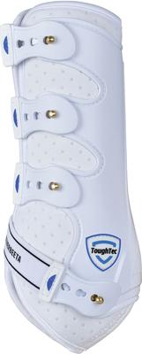 Show full view: WeatherBeeta Tough-Tec Hard Shell Dressage Horse Boots, White, Medium slide 4 of 9
