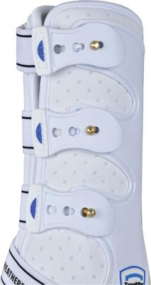 Show full view: WeatherBeeta Tough-Tec Hard Shell Dressage Horse Boots, White, Medium slide 9 of 9