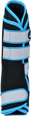 Show full view: WeatherBeeta Therapy-Tec Stable Boot Horse Wraps, Black/Blue, Large slide 5 of 10