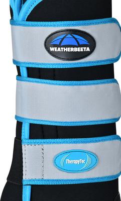 Show full view: WeatherBeeta Therapy-Tec Stable Boot Horse Wraps, Black/Blue, Large slide 9 of 10