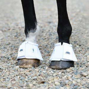 WeatherBeeta Tough-Tec Impact Bell Horse Boots, White, Medium