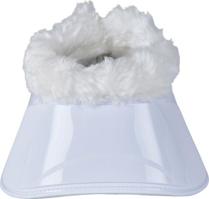 Show full view: WeatherBeeta Tough-Tec Impact Fleece Trim Bell Horse Boots, White/White, Large slide 5 of 8