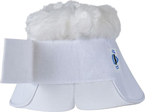 Show full view: WeatherBeeta Tough-Tec Impact Fleece Trim Bell Horse Boots, White/White, Large slide 8 of 8