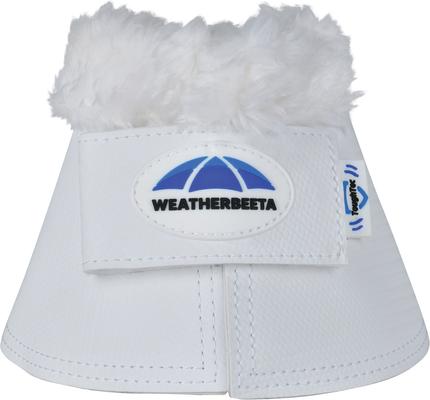 Show full view: WeatherBeeta Tough-Tec Fleece Trim Bell Horse Boots, White, Large slide 2 of 6