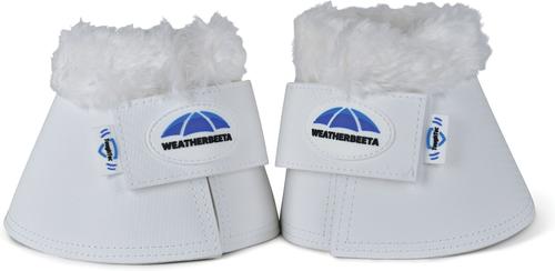 Show full view: WeatherBeeta Tough-Tec Fleece Trim Bell Horse Boots, White, Large slide 3 of 6
