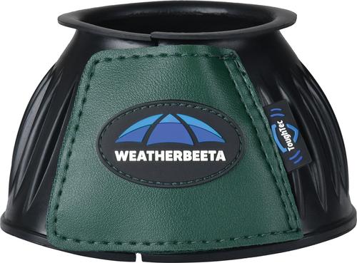 Show full view: WeatherBeeta Tough-Tec Prime Rubber Bell Horse Boots, Black/Forest Green, Medium slide 2 of 6