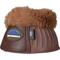 Show in main carousel: WeatherBeeta Tough-Tec Prime Fleece Trim Rubber Bell Horse Boots, Brown/Brown, Large slide 5 of 6