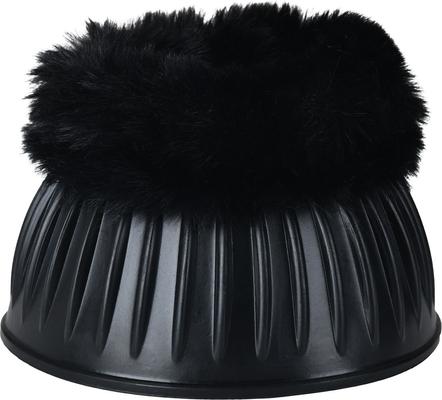 Show full view: WeatherBeeta Tough-Tec Prime Fleece Trim Rubber Bell Horse Boots, Black/Gray, Large slide 4 of 6