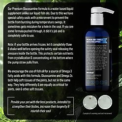 Best Paw Nutrition Premium Dream Glucosamine Dog & Cat Liquid Supplement, Natural Unflavored, 16-fl oz bottle slide 2 of 9