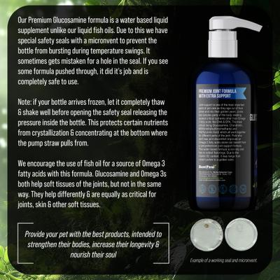 Show full view: Best Paw Nutrition Premium Dream Glucosamine Dog & Cat Liquid Supplement, Natural Unflavored, 16-fl oz bottle slide 7 of 10