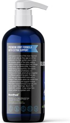 Show full view: Best Paw Nutrition Premium Dream Glucosamine Dog & Cat Liquid Supplement, Natural Unflavored, 16-fl oz bottle slide 10 of 10