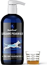 Best Paw Nutrition Premium Dream Glucosamine Dog & Cat Liquid Supplement, Bacon Flavored, 16-fl oz bottle