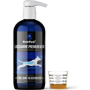 Best Paw Nutrition Premium Dream Glucosamine Dog & Cat Liquid Supplement, Bacon Flavored, 16-fl oz bottle