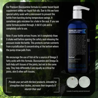 Show full view: Best Paw Nutrition Premium Dream Glucosamine Dog & Cat Liquid Supplement, Bacon Flavored, 32-fl oz bottle slide 7 of 11