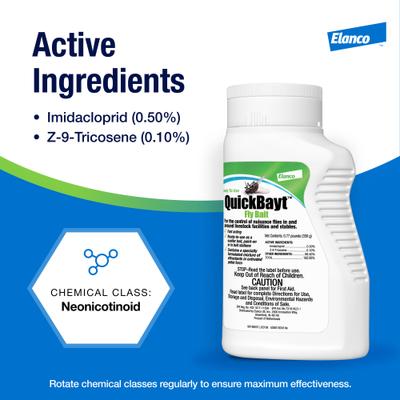 Show full view: Elanco QuickBayt Farm Animal Fly Bait, 11.9-fl oz bottle slide 7 of 10