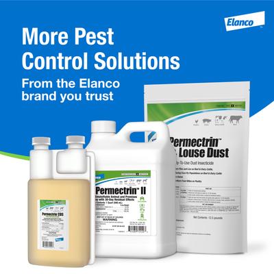 Show full view: Elanco Permectrin II Farm Animal Fly & Insect Control, 1-qt bottle slide 6 of 9