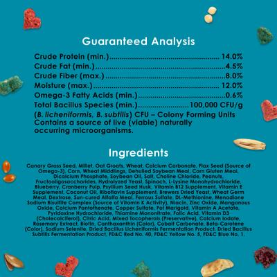 Show full view: Kaytee Forti-Diet Pro Health Parakeet Food, 25-lb bag slide 9 of 10