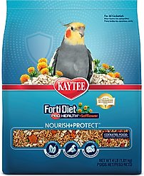 Kaytee Forti-Diet Pro Health Cockatiel Food, 4-lb bag