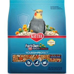 Kaytee Forti-Diet Pro Health Cockatiel Food, 4-lb bag