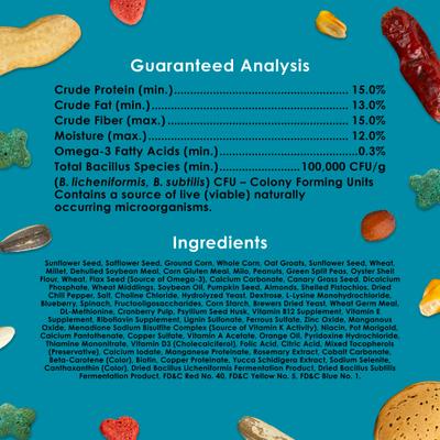 Show full view: Kaytee Forti-Diet Pro Health Nourish+Protect Parrot Food, 5-lb bag slide 9 of 11