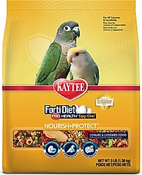 Kaytee Egg-Cite! Forti-Diet Pro Health Conure & Lovebird Food, 3-lb bag