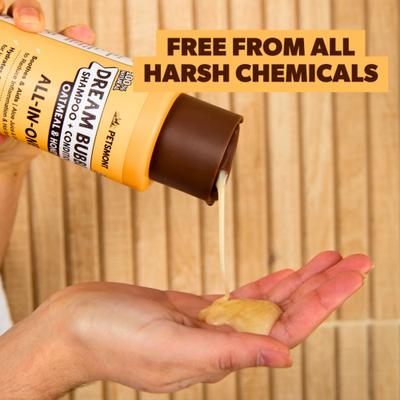 Show full view: Petsmont Dream Bubbles Organic Unscented Dog Shampoo & Conditioner, 16-fl oz bottle slide 3 of 8