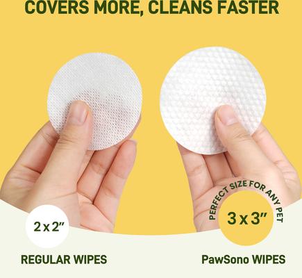 Show full view: PawSono Hypoallergenic Dog & Cat Eye Wipes, 100 count slide 4 of 8