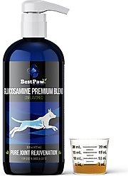 Best Paw Nutrition Premium Dream Glucosamine Dog & Cat Liquid Supplement, Natural Unflavored, 16-fl oz bottle