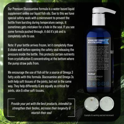 Show full view: Best Paw Nutrition Premium Dream Glucosamine Dog & Cat Liquid Supplement, Bacon Flavored, 16-fl oz bottle slide 7 of 11