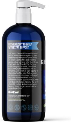 Show full view: Best Paw Nutrition Premium Dream Glucosamine Dog & Cat Liquid Supplement, Bacon Flavored, 32-fl oz bottle slide 10 of 11
