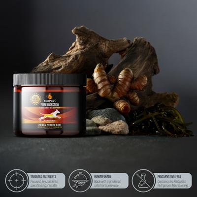 Show full view: Best Paw Nutrition Pure Digestion Probiotic, Prebiotic & Digestive Enzyme Powder for Dog & Cat Supplement, 6.5-oz bottle slide 8 of 11