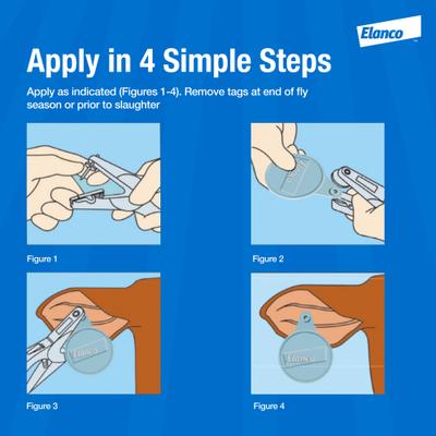 Show full view: Elanco Cylence Ultra Fly & Insect Control Cattle Ear Tags, 20 count slide 6 of 7