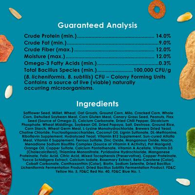 Show full view: Kaytee Forti-Diet Pro Health Parrot Food, 4-lb bag slide 8 of 8