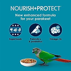 Kaytee Forti-Diet Pro Health Parakeet Food, 2-lb bag slide 2 of 8