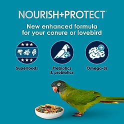 Kaytee Forti-Diet Pro Health Conure & Lovebird Food, 4-lb bag slide 2 of 8
