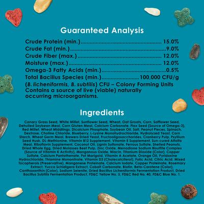 Show full view: Kaytee Forti-Diet Pro Health Cockatiel Food, 5-lb bag slide 8 of 10