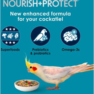 Kaytee Forti-Diet Pro Health Cockatiel Food, 5-lb bag