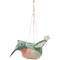 Show in main carousel: LIKHA Hummingbird 2.5-in Coco Coir Hanging Planter Pot, Green/White/Pink, 15 x 12.6 x 7.5-in slide 1 of 1