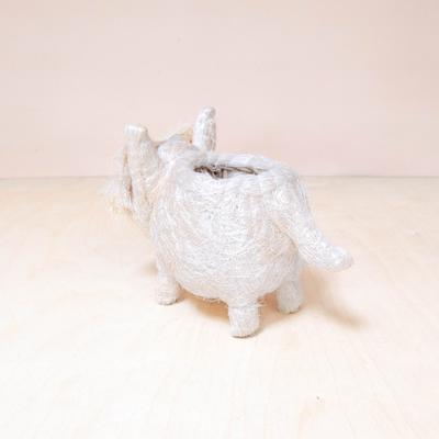 Show full view: LIKHA Schnauzer Coco Coir Planter Pot, 2.5-in slide 3 of 4