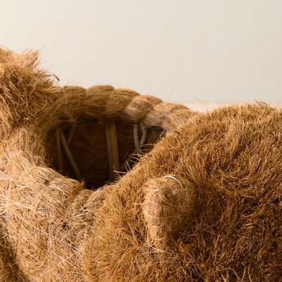 Show full view: LIKHA Chow Chow 4-in Coco Coir Planter Pot, Natural, 11 x 7.5 x 9-in slide 5 of 7