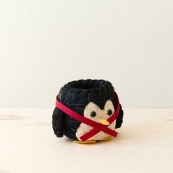 LIKHA Penguin 4-in Coco Coir Planter Pot, Black/White/Red/Yellow, 7 x 7.5 x 5.5-in slide 2 of 7