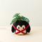 Show in main carousel: LIKHA Penguin 4-in Coco Coir Planter Pot, Black/White/Red/Yellow, 7 x 7.5 x 5.5-in slide 1 of 7